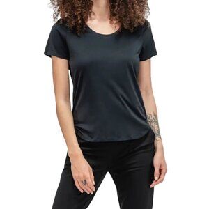 Ministry of Supply 1681 Luxe Touch Tee in Black Women's Sz XS NWT
